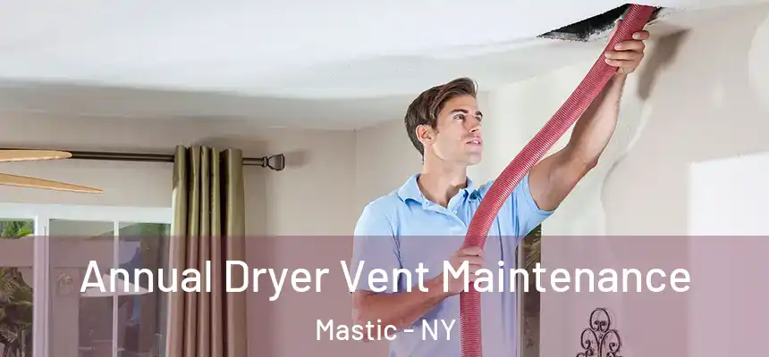  Annual Dryer Vent Maintenance Mastic - NY