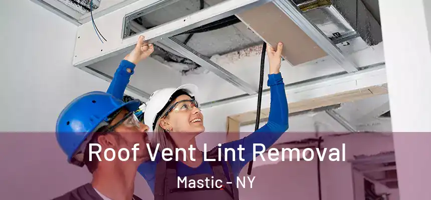 Roof Vent Lint Removal Mastic - NY